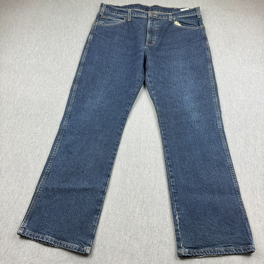Dickies Jeans Mens 36x30 Blue Denim Regular Fit Straight Leg Loose Workwear